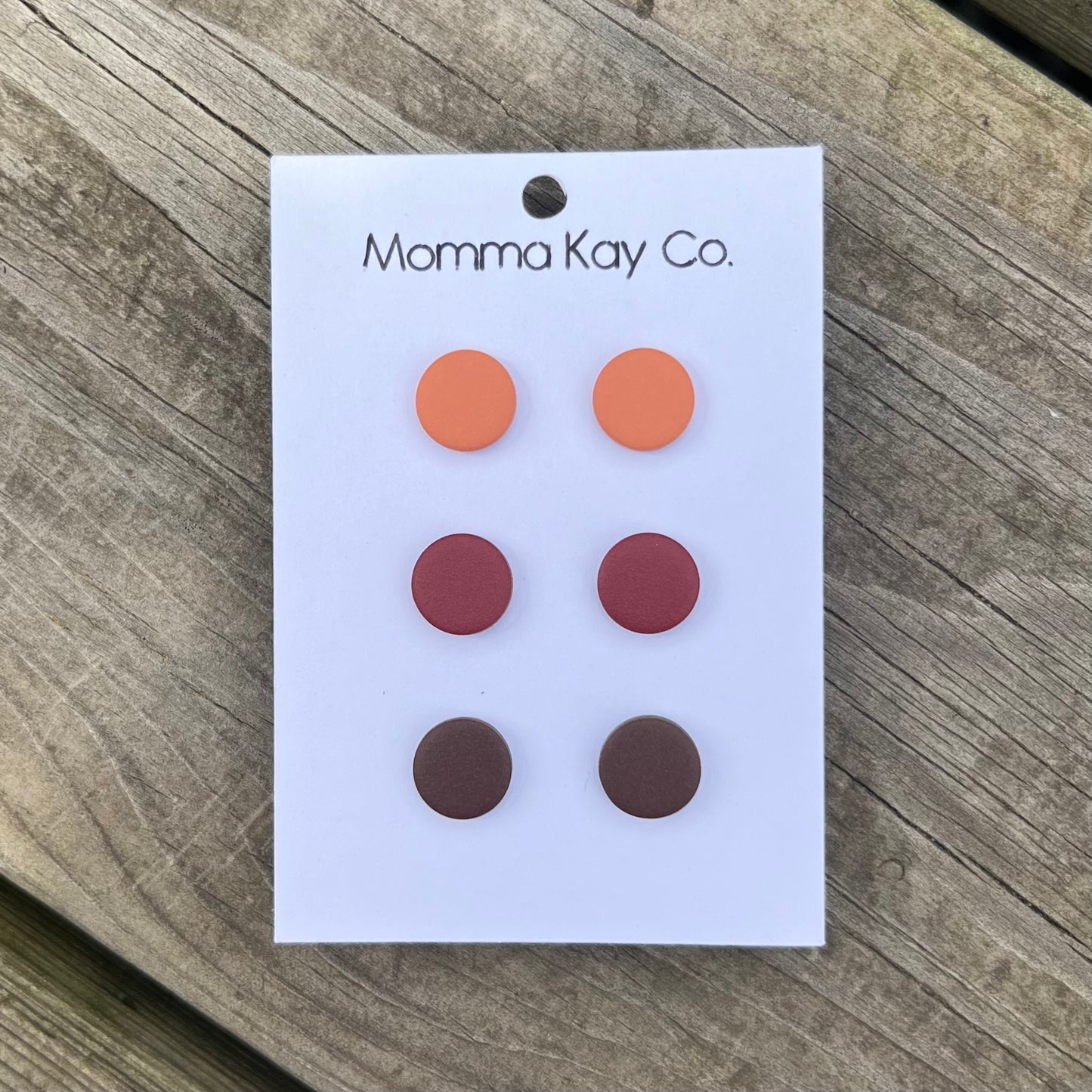 Colorful Fall Stud Pack Regular Mini Polymer Clay Earrings