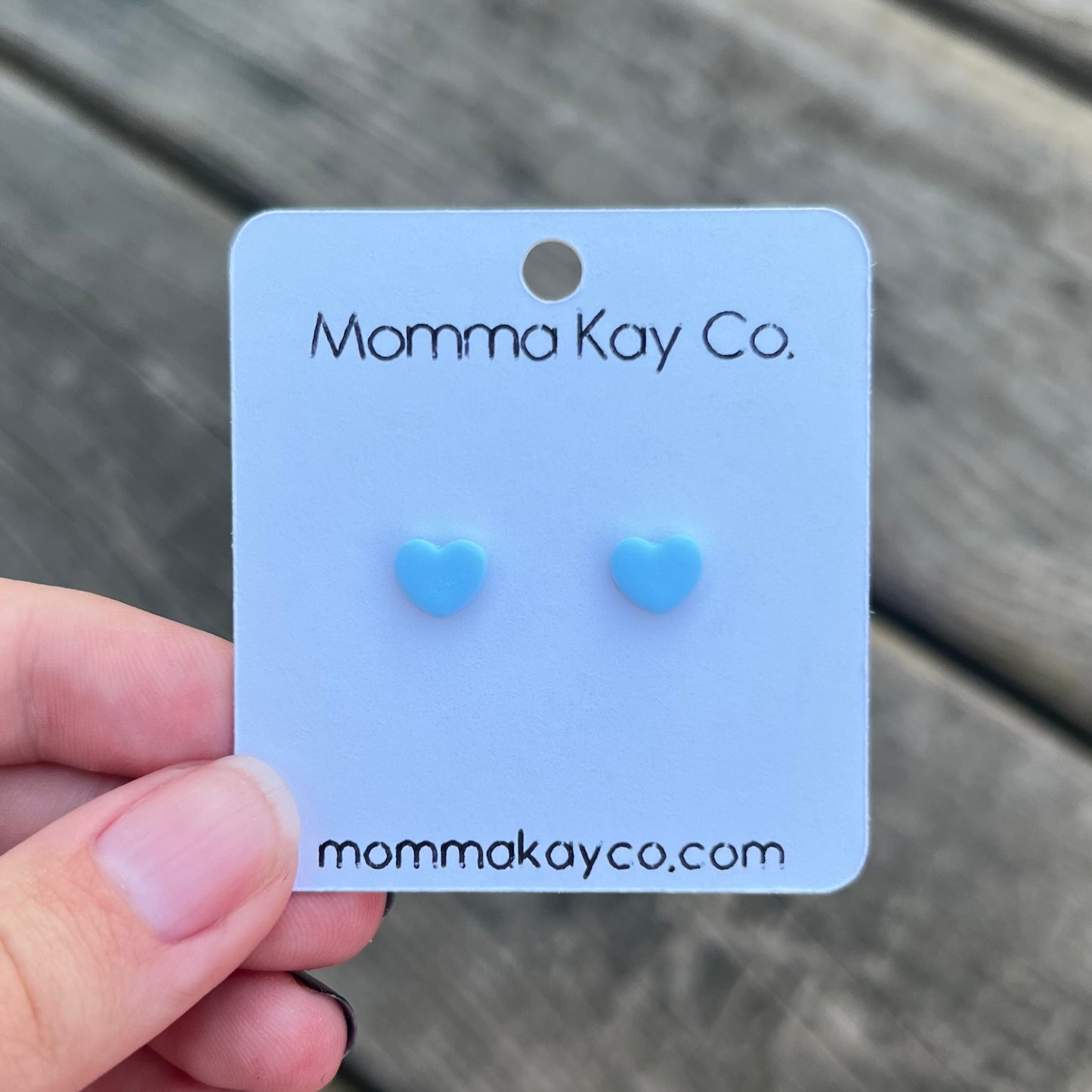 Micro Heart Stud Pack Cotton Candy Cloud Collection Polymer Clay Earrings