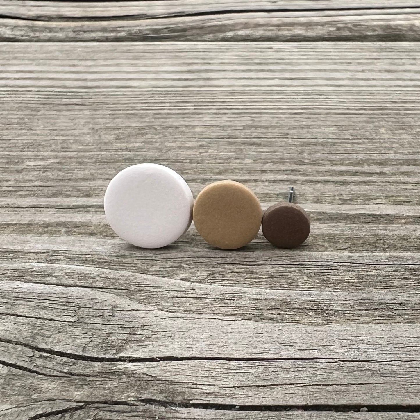 Neutral Fall Stud Pack Regular Mini Micro Polymer Clay Earrings
