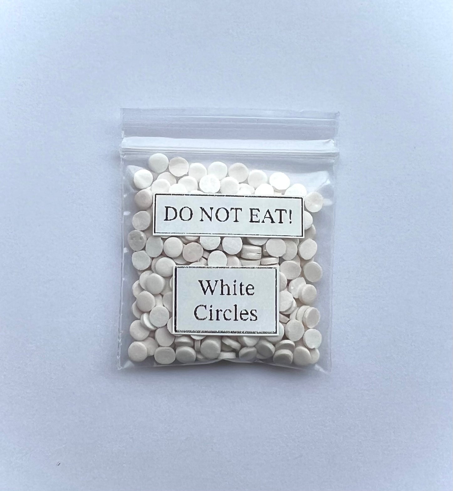 White Circle Clay Sprinkles (3g)