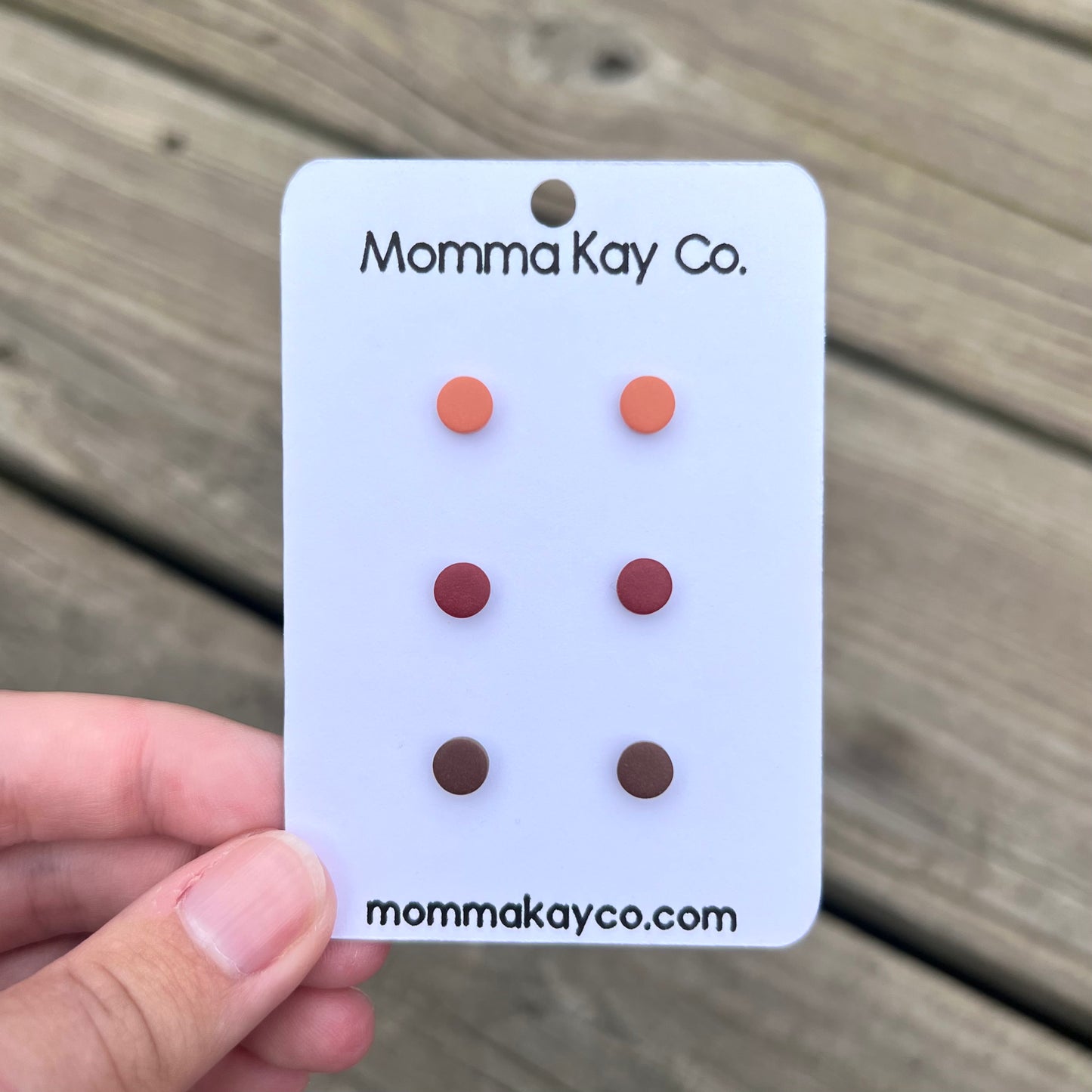Colorful Fall Stud Pack Regular Mini Micro Polymer Clay Earrings