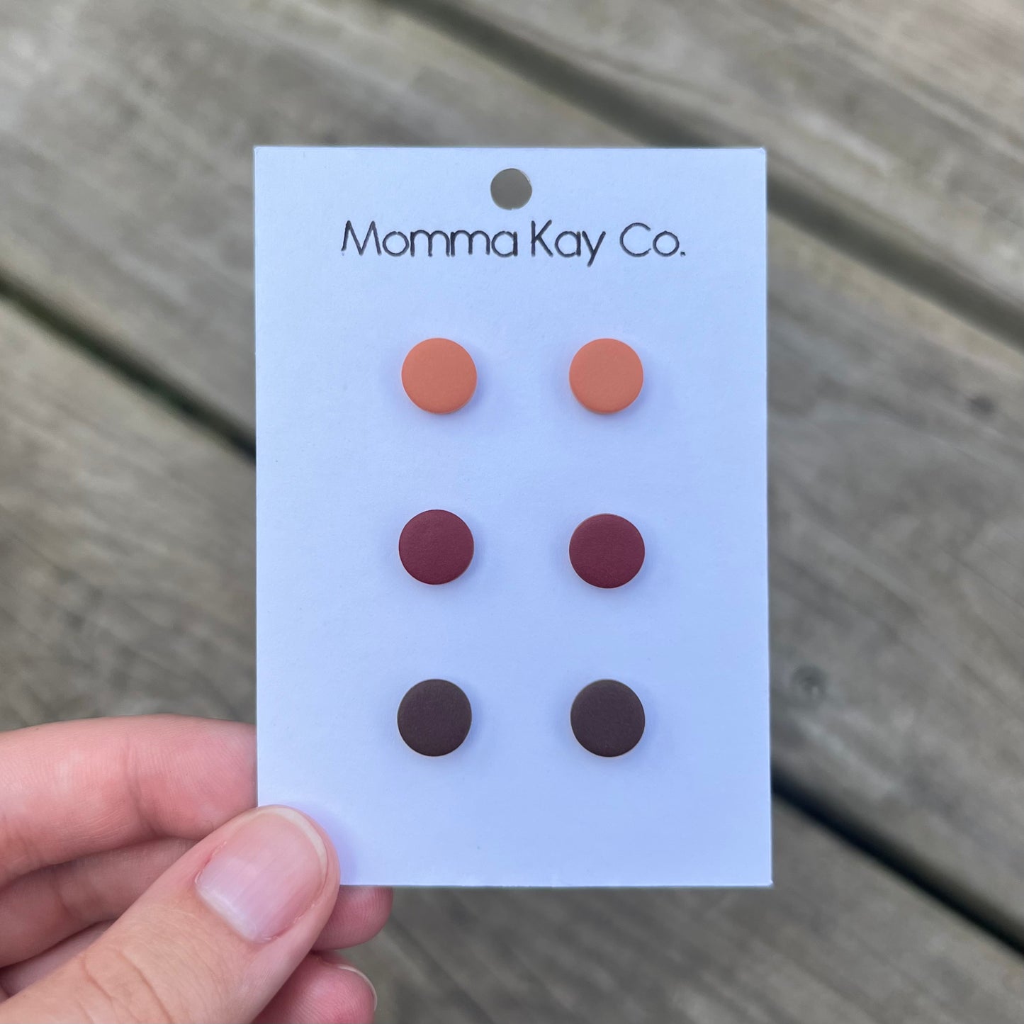 Colorful Fall Stud Pack Regular Mini Polymer Clay Earrings