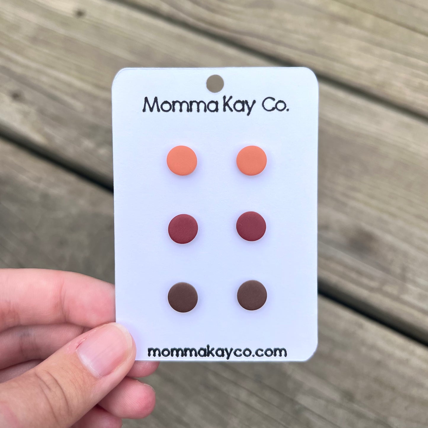 Colorful Fall Stud Pack Regular Mini Micro Polymer Clay Earrings