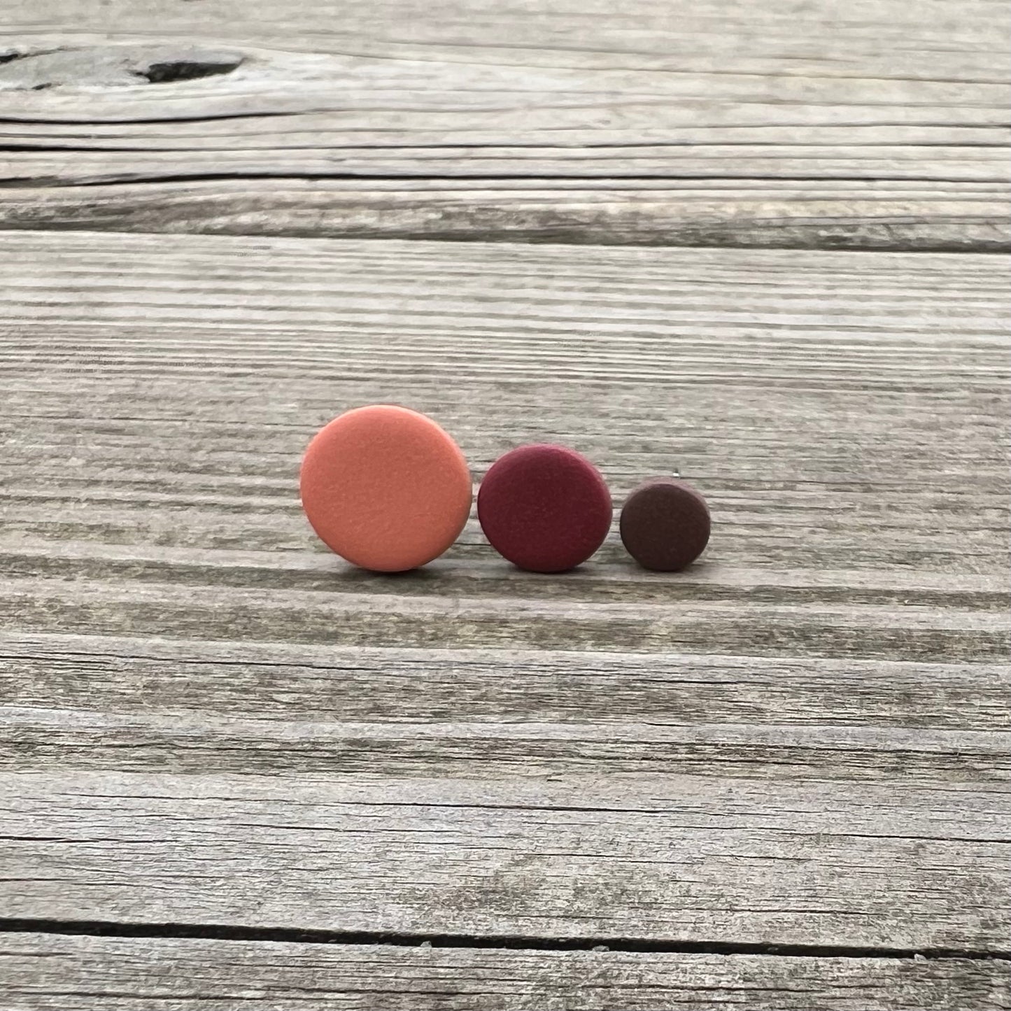Colorful Fall Stud Pack Regular Mini Micro Polymer Clay Earrings