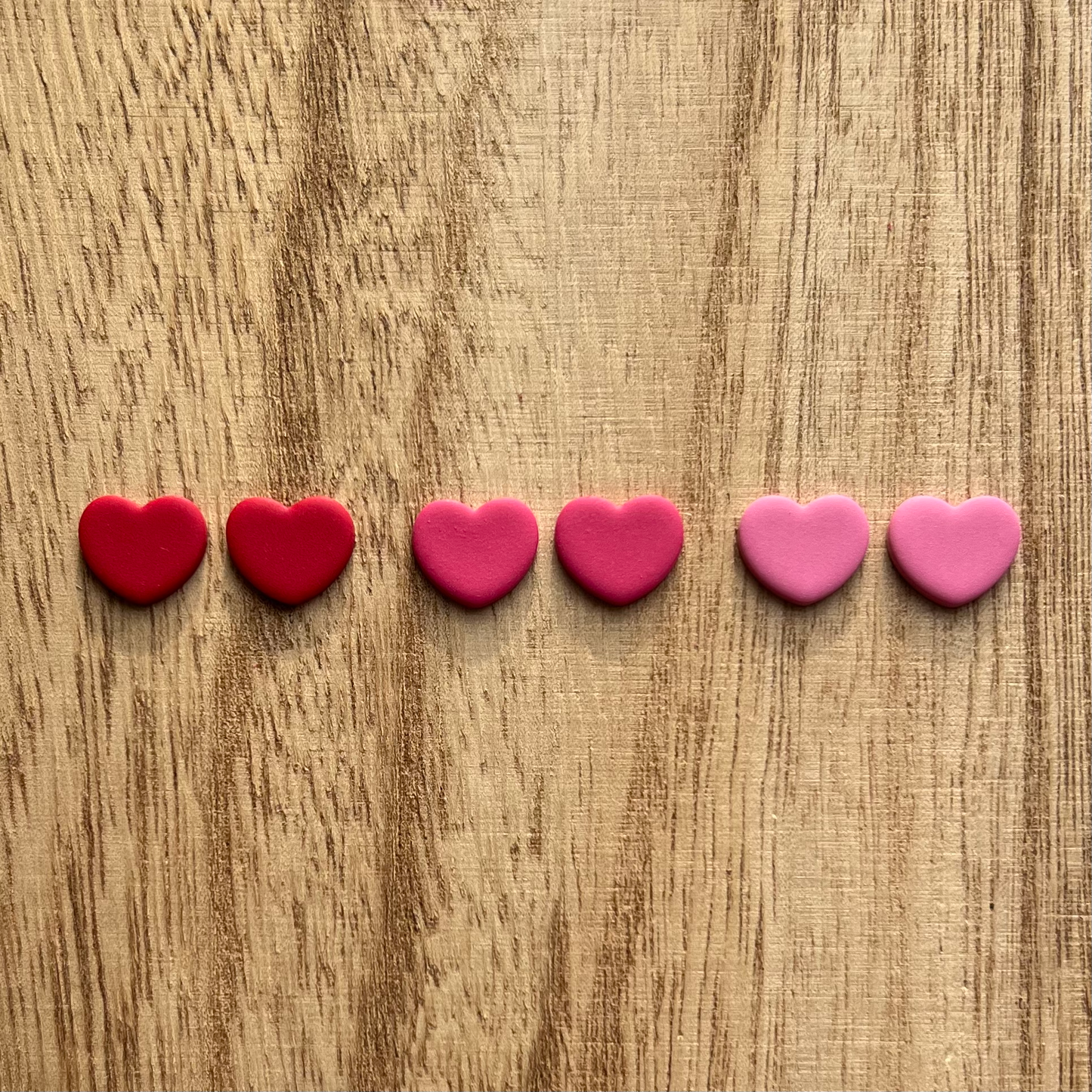 Heart Stud Pack Polymer Clay Earrings