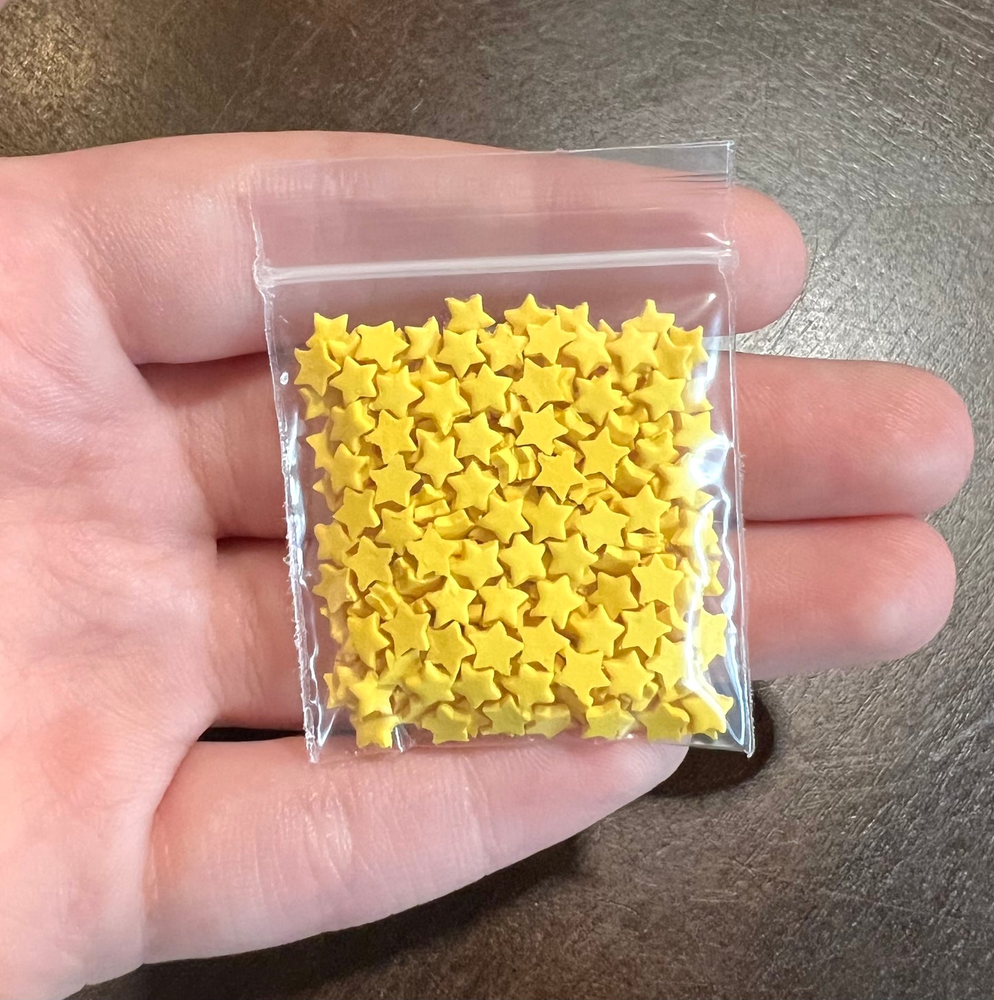 Yellow Star Clay Sprinkles (3g)