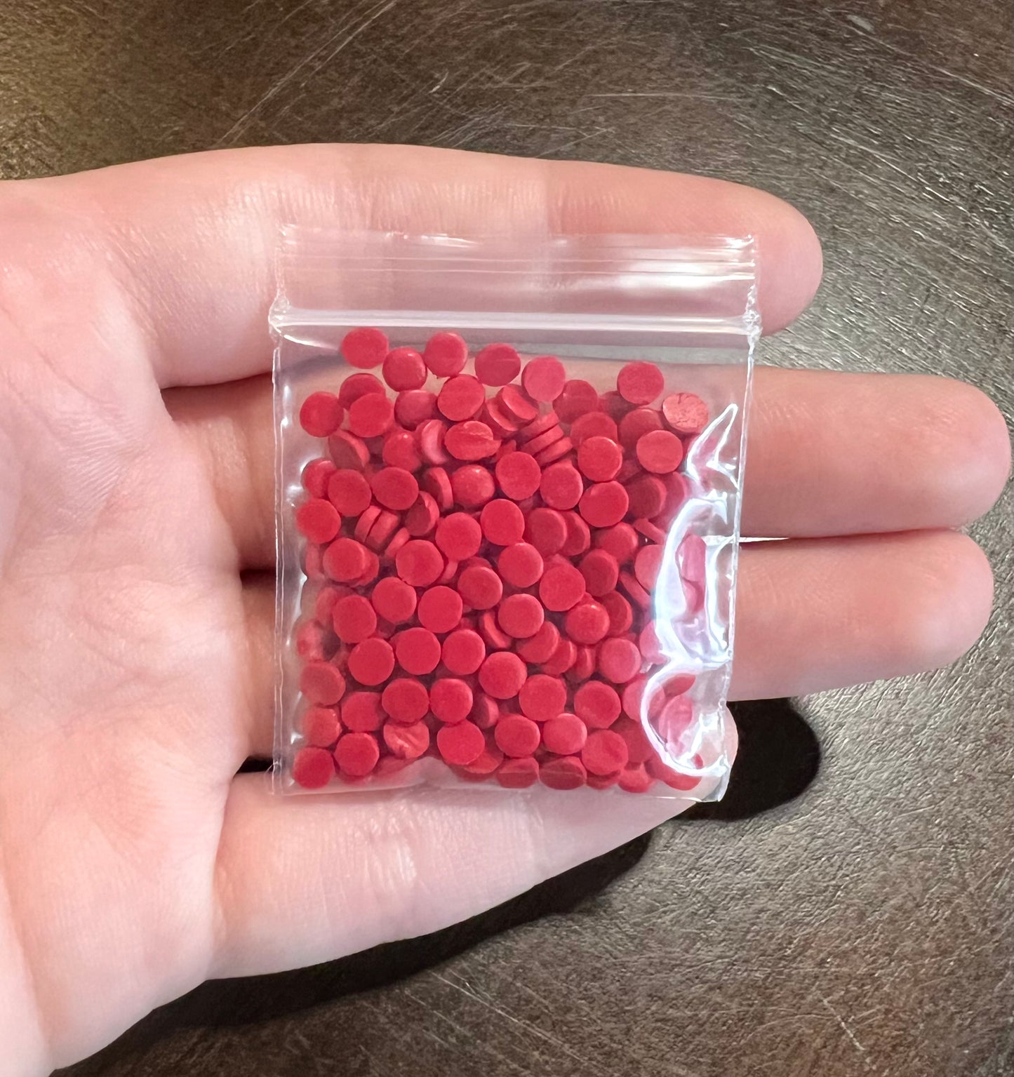 Red Circle Clay Sprinkles (3g)