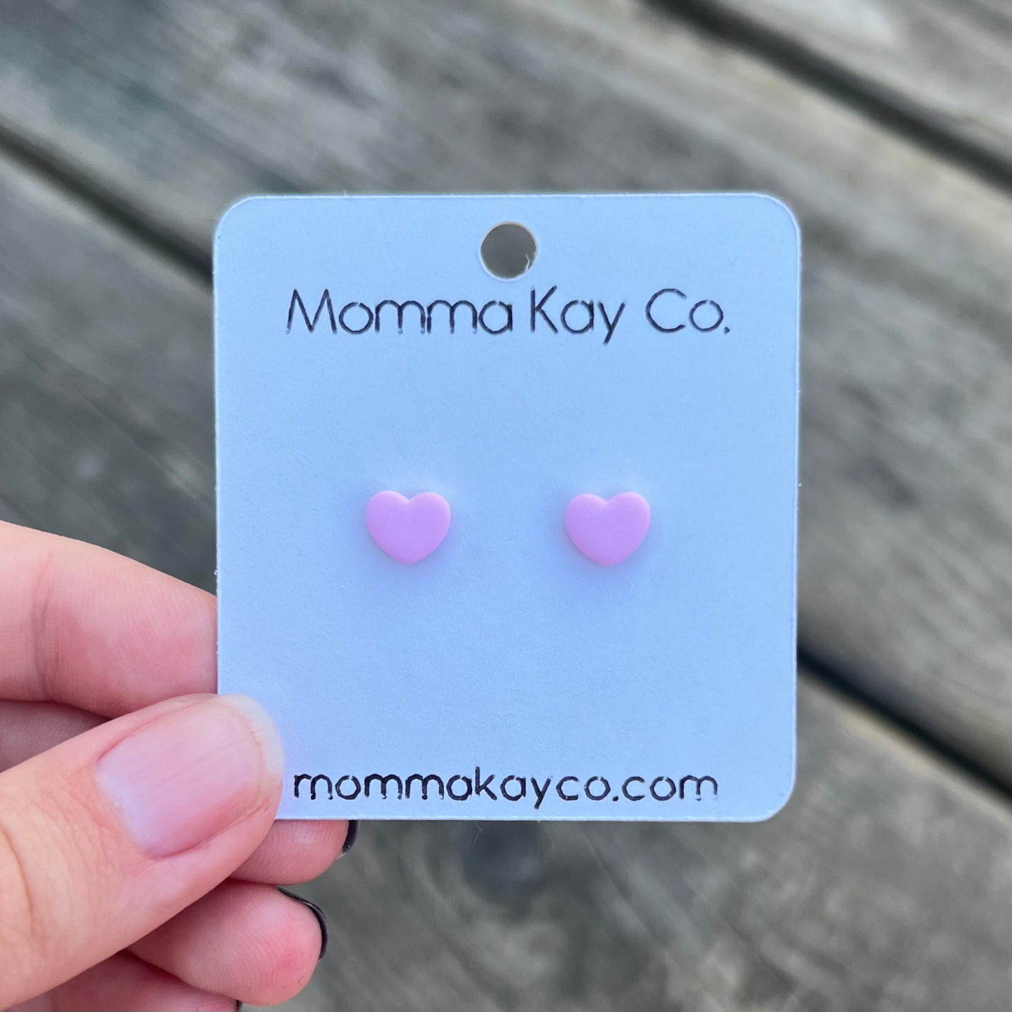 Micro Heart Stud Pack Cotton Candy Cloud Collection Polymer Clay Earrings