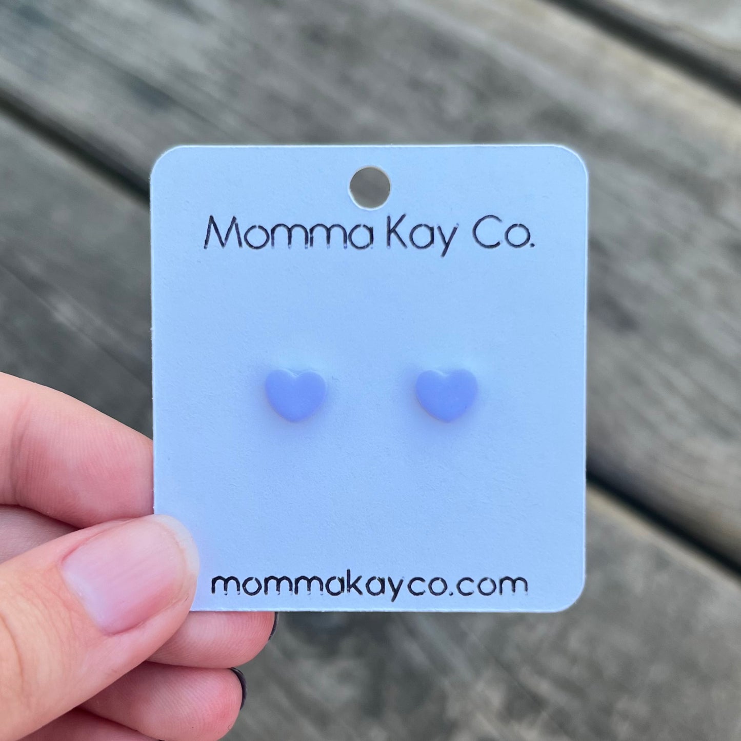 Micro Heart Stud Pack Cotton Candy Cloud Collection Polymer Clay Earrings