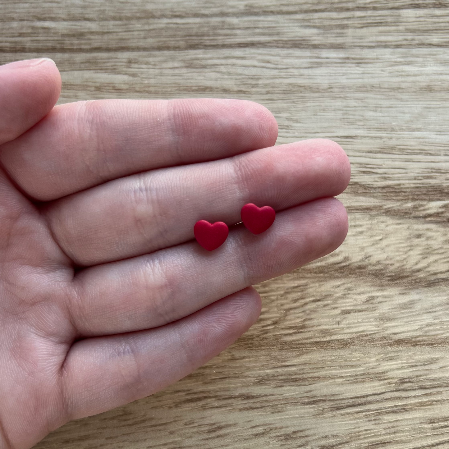 Micro Heart Stud Pack Polymer Clay Earrings