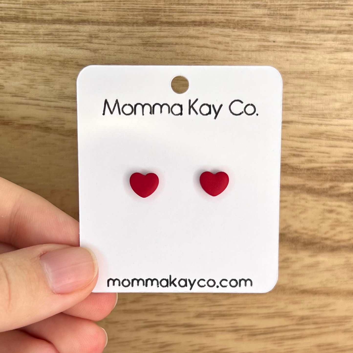 Micro Heart Stud Pack Polymer Clay Earrings