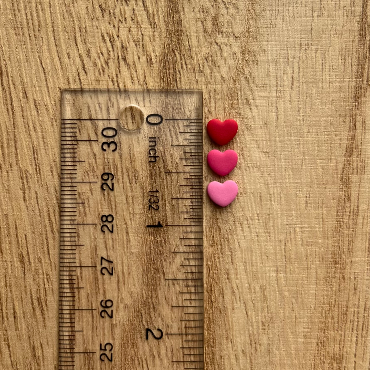 Micro Heart Stud Pack Polymer Clay Earrings