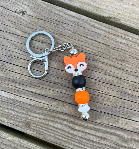 Mini Orange Fox Keychain