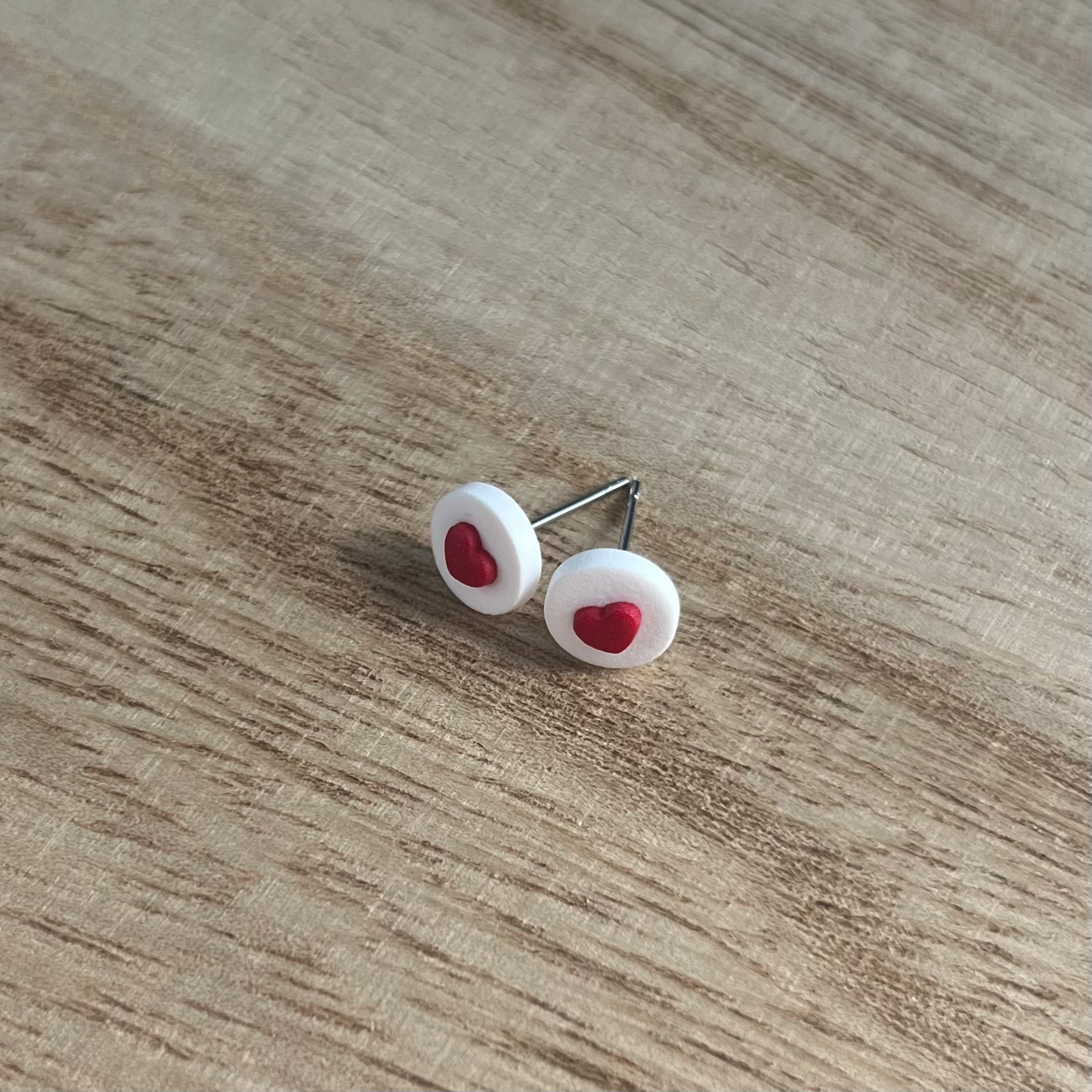 Mini Heart Stud Pack Polymer Clay Earrings