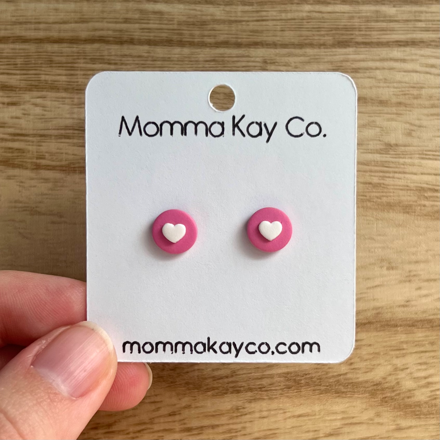 Mini Heart Stud Pack Polymer Clay Earrings