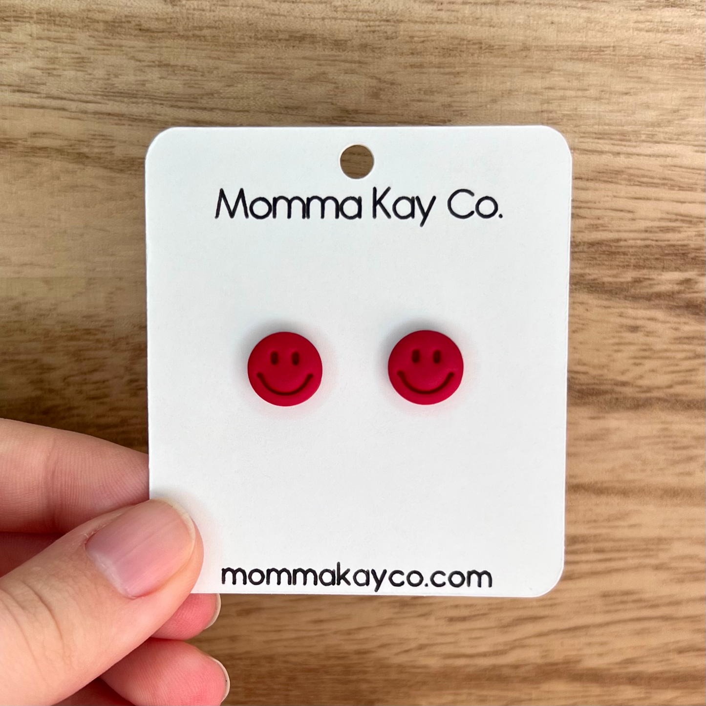 Smiley Stud Pack Polymer Clay Earrings